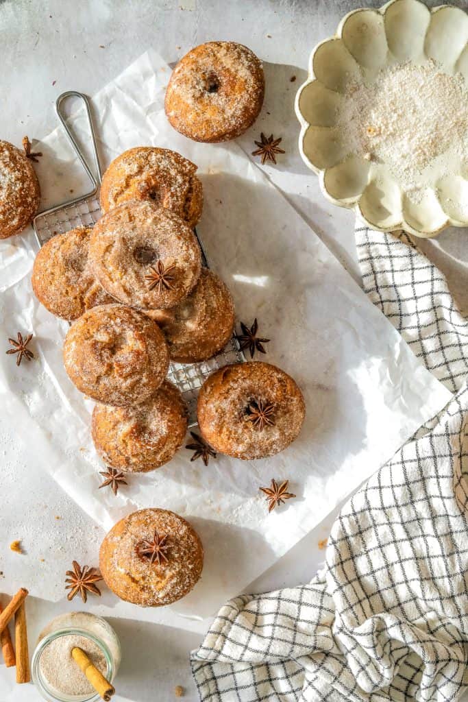 cinnamon sugar buttermilk donuts
